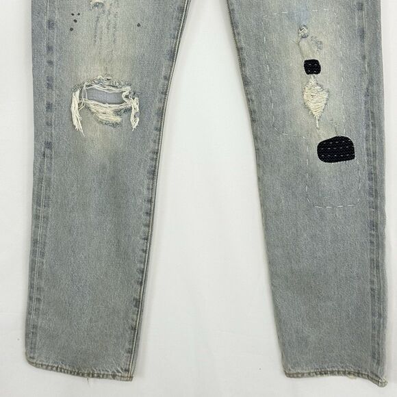 Levi’s 501 NWT Men’s 150 Anniversary Jeans Button Fly Straight Leg Size 32x32 - Picture 15 of 16